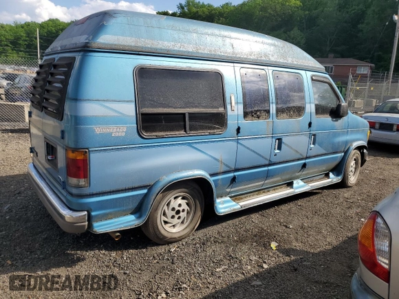 1994 Ford Econoline Cargo with VIN 1FDEE14NXRHA10337, listed as a Copart auction lot 55413265 with Not Provided miles and Salvage Title. Bid and sale history available at carsss.com. Image 3.