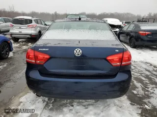 2013 Volkswagen Passat SE with VIN 1VWBP7A39DC131208, listed as a Copart auction lot 44503665 with 94,163 mi miles and Clean Title. Bid and sale history available at carsss.com. Image 6.