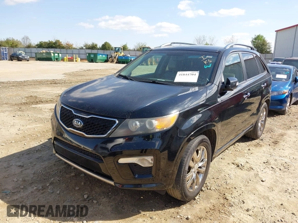2011 Kia Sorento SX with VIN 5XYKW4A21BG160335, listed as a IAAI auction lot 41844704 with 242,375 mi miles. Bid and sale history available at carsss.com. Image 6.