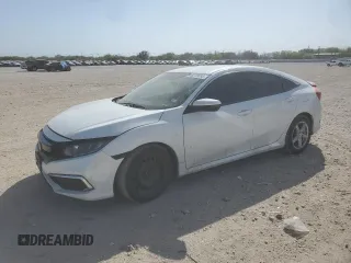 2019 Honda Civic LX with VIN 19XFC2F66KE032115, listed as a Copart auction lot 49278695 with 75,445 mi miles and Salvage Title. Bid and sale history available at DreamBid. Image 1.