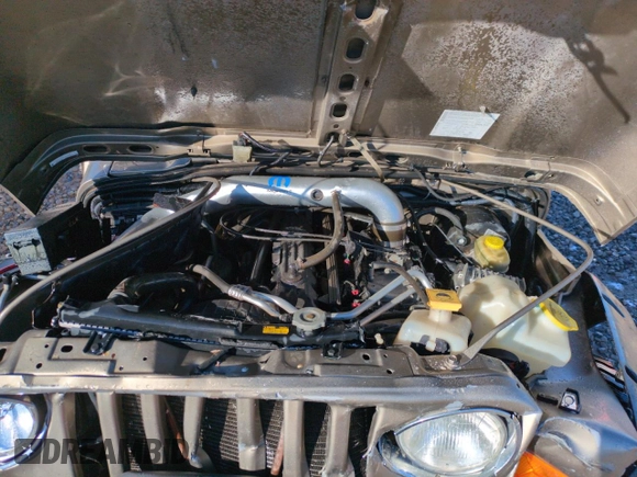 2004 Jeep Wrangler Rubicon with VIN 1J4FA69S14P749749, listed as a Copart auction lot 44458485 with 99,121 mi miles and Salvage Title. Bid and sale history available at carsss.com. Image 11.