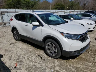 2019 Honda CR-V EX-L with VIN 2HKRW2H80KH677762, listed as a Copart auction lot 50615805 with 59,682 mi miles and Salvage Title. Bid and sale history available at carsss.com. Image 4.