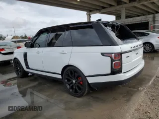 2018 Land Rover Range Rover with VIN SALGR2RV5JA503073, listed as a Copart auction lot 38466314 with 74,366 mi miles and . Bid and sale history available at DreamBid. Image 2.