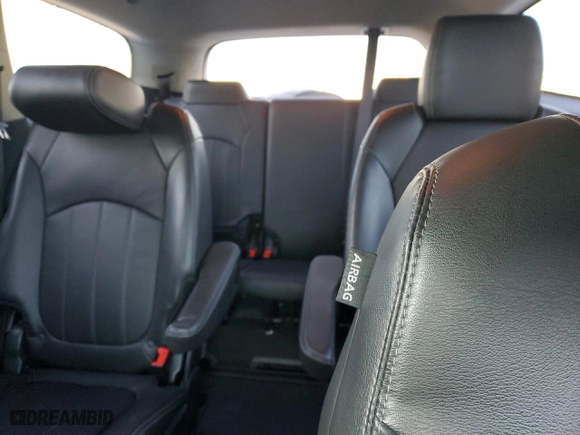 2017 Buick Enclave Leather with VIN 5GAKRBKD2HJ348058, listed as a Copart auction lot 87738385 with 137,692 mi miles and Salvage Title. Bid and sale history available at carsss.com. Image 10.