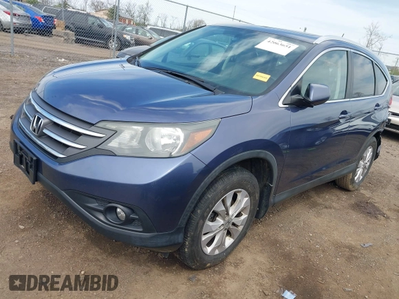 2013 Honda CR-V EX-L z VIN 2HKRM4H76DH677471, wystawiony jako IAAI lot #42063651 z przebiegiem 118 820 mil mil oraz . Historia ofert i sprzedaży dostępna na DreamBid. Obrazek 2.