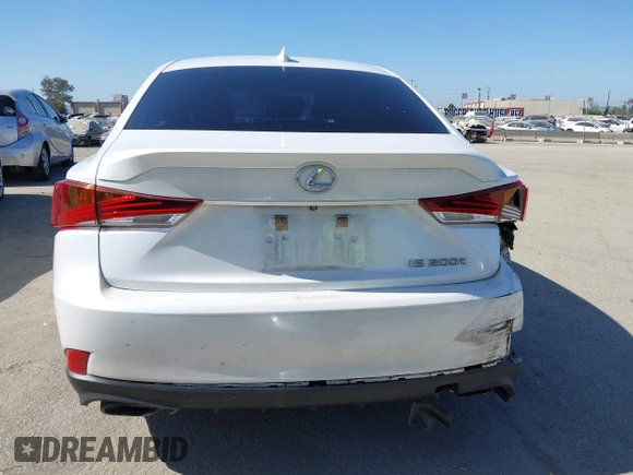 2017 Lexus IS 200t with VIN JTHBA1D28H5057521, listed as a IAAI auction lot 42539469 with 95,825 mi miles and . Bid and sale history available at DreamBid. Image 17.
