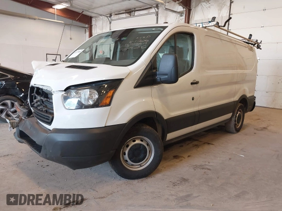 2019 Ford Transit with VIN 1FTYE1YM0KKB77849, listed as a IAAI auction lot 42175880 with 151,828 mi miles. Bid and sale history available at carsss.com. Image 16.