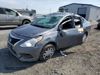 2019 Nissan Versa SV with VIN 3N1CN7AP5KL849844, listed as a Copart auction lot 62231315 with 87,389 mi miles and Salvage title. Bid and sale history available at DreamBid. Image 1.