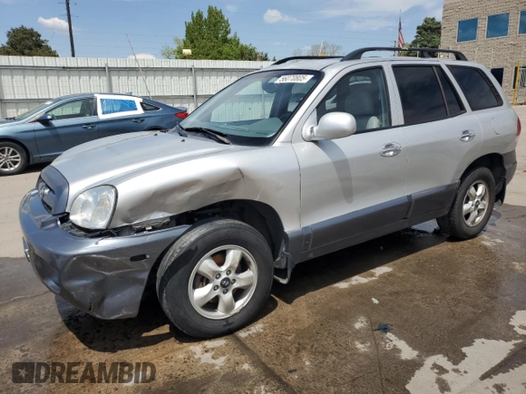 2005 Hyundai Santa Fe GLS с VIN KM8SC73E55U857510, выставлен на аукционе Copart как лот 56070805 с пробегом 150 597 миль миль и Списание • Salvage title. История ставок и продаж доступна на DreamBid. Изображение 1.