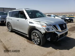 2020 Nissan Armada SL with VIN JN8AY2ND4L9107528, listed as a Copart auction lot 46434223 with 71,668 mi miles. Bid and sale history available at carsss.com. Image 4.