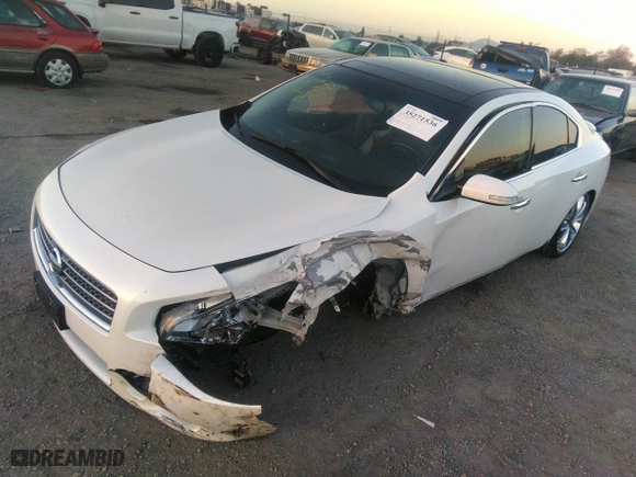 2011 Nissan Maxima 3.5 S with VIN 1N4AA5APXBC847223, listed as a IAAI auction lot 38223126 with 86,241 mi miles. Bid and sale history available at carsss.com. Image 2.