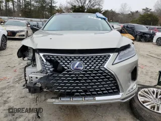 2020 Lexus RX with VIN 2T2JGMDA3LC047927, listed as a Copart auction lot 45787155 with 27,806 mi miles and Salvage Title. Bid and sale history available at carsss.com. Image 5.