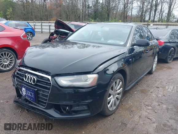 2015 Audi A4 Premium with VIN WAUBFAFL4FA058837, listed as a IAAI auction lot 41907805 with 135,804 mi miles. Bid and sale history available at carsss.com. Image 17.