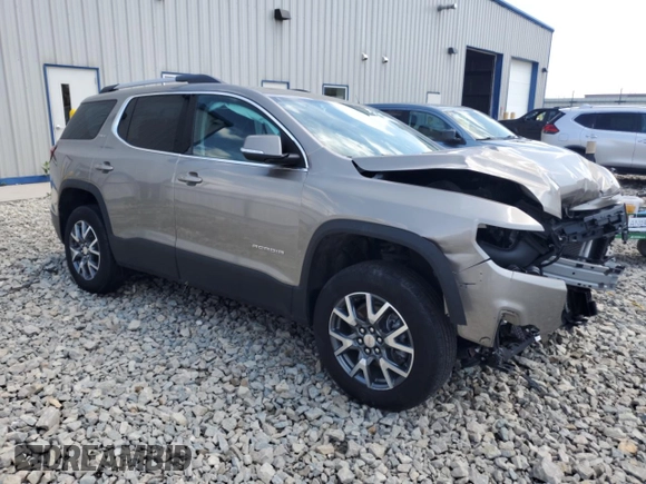 2023 GMC Acadia SLT with VIN 1GKKNUL45PZ194082, listed as a Copart auction lot 60736075 with 17,654 mi miles and Salvage title. Bid and sale history available at DreamBid. Image 4.