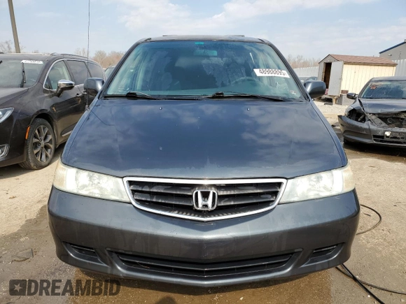 2004 Honda Odyssey EX with VIN 5FNRL18654B041597, listed as a Copart auction lot 48988895 with 294,726 mi miles and Non Repairable. Bid and sale history available at DreamBid. Image 5.