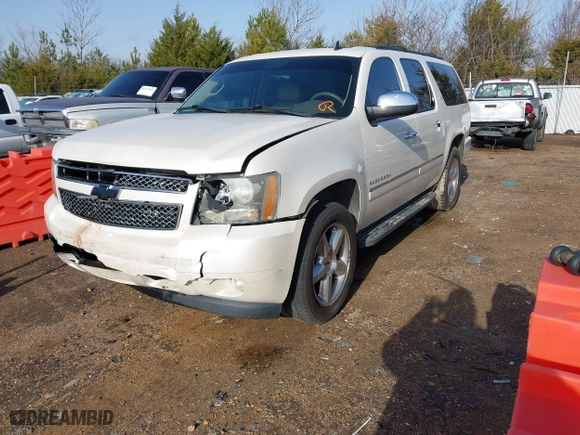 2011 Chevrolet Suburban LTZ with VIN 1GNSCKE02BR317269, listed as a IAAI auction lot 41446893 with 304,318 mi miles. Bid and sale history available at carsss.com. Image 2.