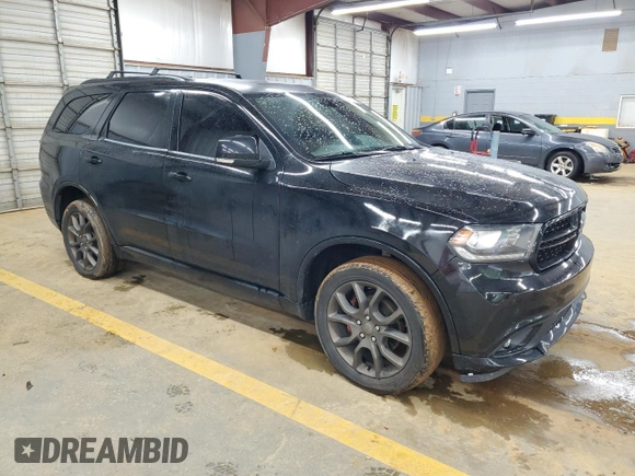 2017 Dodge Durango GT with VIN 1C4RDJDG7HC703890, listed as a Copart auction lot 50822145 with 174,069 mi miles and Salvage Title. Bid and sale history available at carsss.com. Image 4.