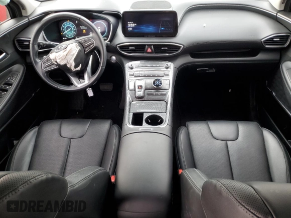 2023 Hyundai Santa Fe Hybrid SEL Premium with VIN 5NMS3DA12PH000154, listed as a Copart auction lot 76742334 with 33,902 mi miles and Salvage Title. Bid and sale history available at carsss.com. Image 8.