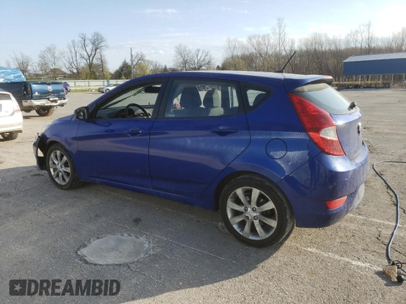 2012 Hyundai Accent SE with VIN KMHCU5AE7CU027245, listed as a Copart auction lot 50604895 with 153,842 mi miles and Clean title. Bid and sale history available at DreamBid. Image 2.