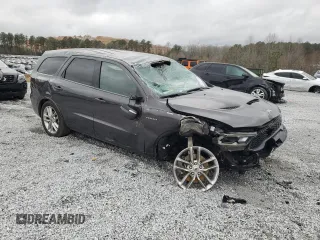 2021 Dodge Durango R/T with VIN 1C4SDHCTXMC659774, listed as a Copart auction lot 47827105 with 90,837 mi miles and Salvage Title. Bid and sale history available at carsss.com. Image 4.