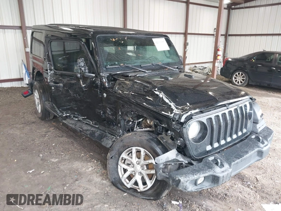 2023 Jeep Wrangler Willys with VIN 1C4HJXDG0PW617101, listed as a IAAI auction lot 42111687 with 56,415 mi miles and . Bid and sale history available at DreamBid. Image 1.