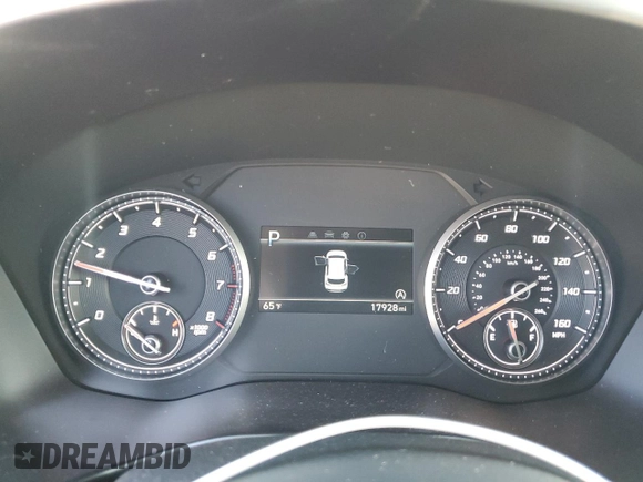 2022 Hyundai Santa Fe SEL with VIN 5NMS24AJ1NH429835, listed as a Copart auction lot 46452035 with 17,928 mi miles and Salvage Title. Bid and sale history available at DreamBid. Image 9.