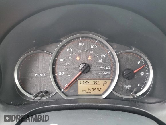 2013 Toyota Yaris L with VIN JTDKTUD39DD548136, listed as a Copart auction lot 56768875 with 147,532 mi miles and Salvage Title. Bid and sale history available at DreamBid. Image 9.