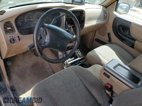 2000 Ford Ranger XL with VIN 1FTZR15V9YPA61700, listed as a Copart auction lot 49213275 with 189,054 mi miles and Salvage Title. Bid and sale history available at DreamBid. Image 8.