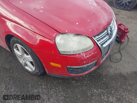 2008 Volkswagen Jetta Sedan SE with VIN 3VWRM71K68M073447, listed as a IAAI auction lot 41440847 with 1 mi miles. Bid and sale history available at carsss.com. Image 6.