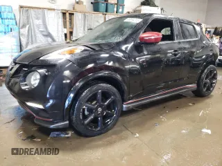 2015 Nissan Juke SV with VIN JN8AF5MV5FT559741, listed as a Copart auction lot 88544215 with 103,855 mi miles and Salvage Title. Bid and sale history available at carsss.com. Image 1.