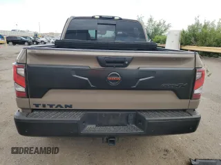 2021 Nissan Titan Pro-4X with VIN 1N6AA1ED8MN500058, listed as a Copart auction lot 55051245 with 41,337 mi miles and Salvage title. Bid and sale history available at DreamBid. Image 6.