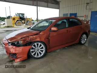 2010 Mitsubishi Lancer GTS with VIN JA32U8FW3AU022400, listed as a Copart auction lot 72569714 with 147,440 mi miles and Salvage Title. Bid and sale history available at carsss.com. Image 1.