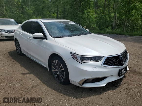 2018 Acura TLX Advance with VIN 19UUB3F79JA800276, listed as a Copart auction lot 61400645 with Not provided miles and Clean title. Bid and sale history available at DreamBid. Image 4.