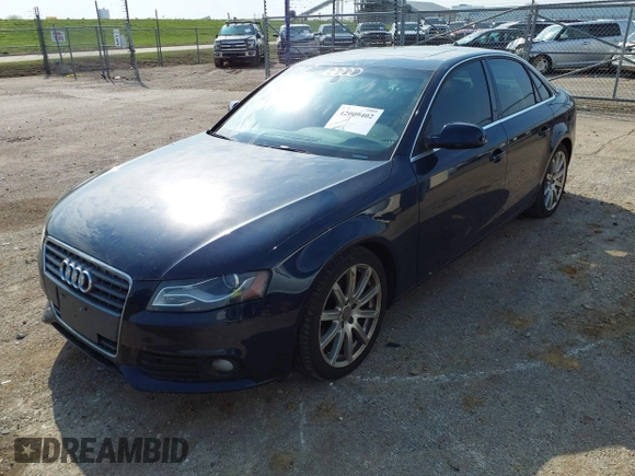 2010 Audi A4 2.0T Premium Plus with VIN WAUEFAFL5AN045612, listed as a IAAI auction lot 42009402 with 147,366 mi miles. Bid and sale history available at carsss.com. Image 2.