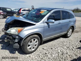 2009 Honda CR-V EX-L with VIN 5J6RE487X9L052596, listed as a Copart auction lot 52109765 with 0 mi miles and Salvage Title. Bid and sale history available at carsss.com. Image 1.