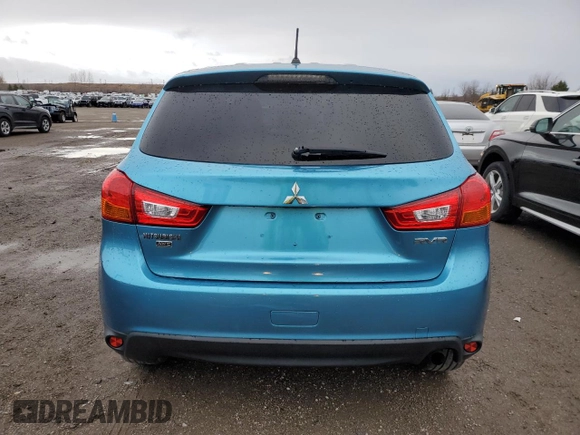 2014 Mitsubishi Outlander Sport SE with VIN 4A4AJ3AU9EE603276, listed as a Copart auction lot 81506614 with 267,913 mi miles and Salvage title. Bid and sale history available at DreamBid. Image 6.