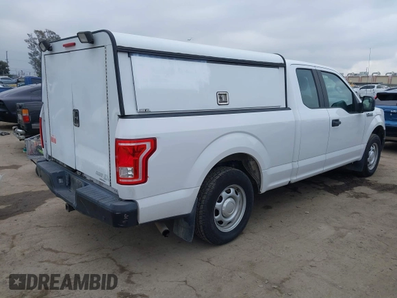 2017 Ford F-150 XL with VIN 1FTEX1C87HKE24171, listed as a IAAI auction lot 41905580 with 54,780 mi miles. Bid and sale history available at carsss.com. Image 4.