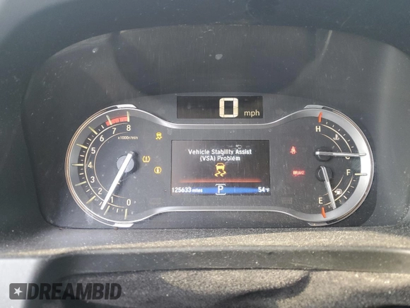 2016 Honda Pilot EX-L with VIN 5FNYF6H50GB100597, listed as a Copart auction lot 54680385 with 125,633 mi miles and Clean Title. Bid and sale history available at DreamBid. Image 9.