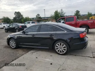 2014 Audi A6 Prestige with VIN WAUHGAFC2EN061122, listed as a Copart auction lot 57228545 with 100,234 mi miles and Salvage title. Bid and sale history available at DreamBid. Image 2.