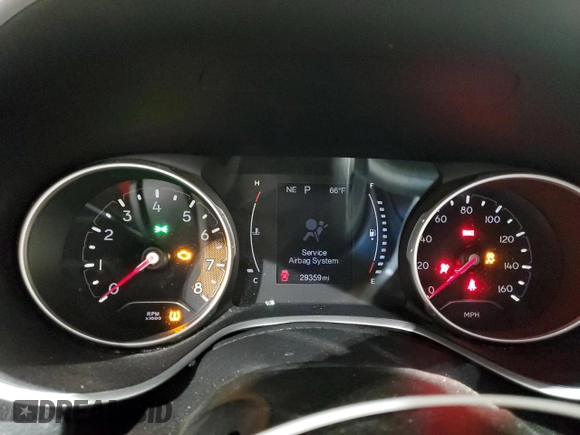 2020 Jeep Compass Latitude с VIN 3C4NJDBBXLT255903, выставлен на аукционе Copart как лот 57358385 с пробегом 29 359 миль миль и Списание • Salvage title. История ставок и продаж доступна на DreamBid. Изображение 9.