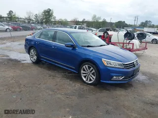 2017 Volkswagen Passat 1.8T SE w/Technology with VIN 1VWGT7A32HC003089, listed as a IAAI auction lot 41933870 with 118,863 mi miles. Bid and sale history available at carsss.com. Image 1.