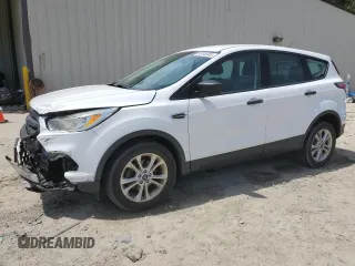 2017 Ford Escape S with VIN 1FMCU0F76HUA45160, listed as a Copart auction lot 56196305 with 67,565 mi miles and Salvage title. Bid and sale history available at DreamBid. Image 1.