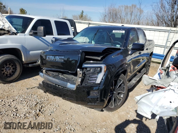 2025 GMC Sierra 1500 with VIN 1GT40LEL1SU402045, listed as a Copart auction lot 89329675 with Not Provided miles and Salvage Title. Bid and sale history available at DreamBid. Image 1.