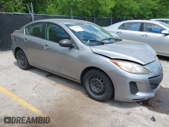 2013 Mazda 3 i SV with VIN JM1BL1TG3D1770465, listed as a IAAI auction lot 42273000 with 190,627 mi miles and . Bid and sale history available at DreamBid. Image 1.