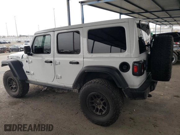 2022 Jeep Wrangler Unlimited Sport S with VIN 1C4HJXDG7NW235385, listed as a Copart auction lot 86088314 with 22,951 mi miles and Salvage Title. Bid and sale history available at carsss.com. Image 2.