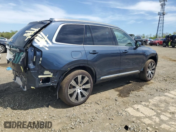 2025 Volvo XC90 with VIN YV4H60PF3S1335792, listed as a Copart auction lot 54220905 with 2,658 mi miles and Salvage Title. Bid and sale history available at DreamBid. Image 3.