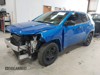 2019 Jeep Compass Sport with VIN 3C4NJCAB6KT649781, listed as a IAAI auction lot 41908611 with 117,479 mi miles and . Bid and sale history available at DreamBid. Image 17.