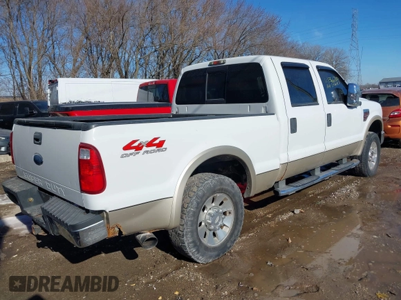 2008 Ford F-250 XL with VIN 1FTSW21R78EB38942, listed as a IAAI auction lot 41914058 with 176,312 mi miles. Bid and sale history available at carsss.com. Image 4.