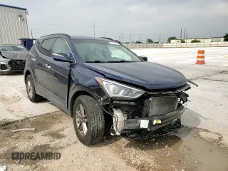 2017 Hyundai Santa Fe 2.4L z VIN 5XYZU3LB4HG401163, wystawiony jako Copart lot #57504375 z przebiegiem 84 964 mil mil oraz Szkoda całkowita • Salvage title. Historia ofert i sprzedaży dostępna na DreamBid. Obrazek 15.