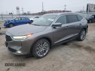 2022 Acura MDX w/Advance Package with VIN 5J8YE1H81NL032600, listed as a Copart auction lot 84120034 with 24,023 mi miles and Salvage Title. Bid and sale history available at carsss.com. Image 1.